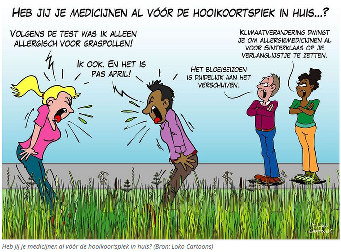 Steeds vaker (heel) warm