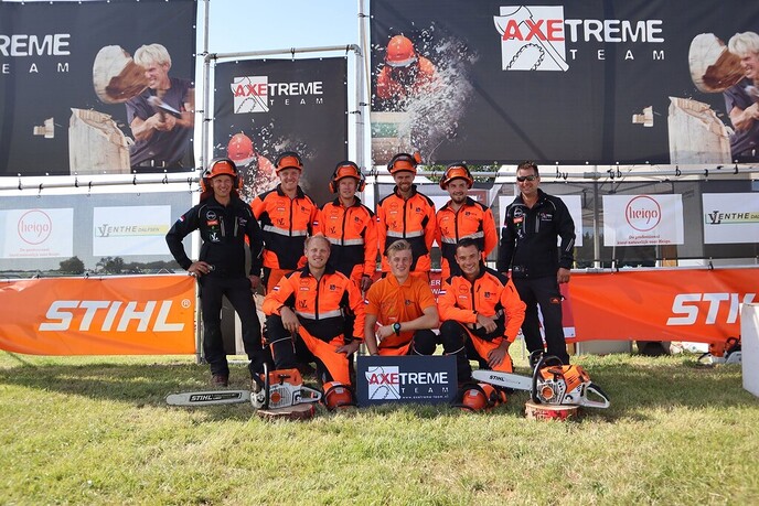 Jaarlijkse Axetreme-Team zaag wedstrijden