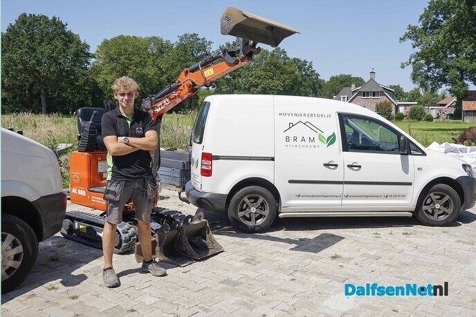 Hoveniersbedrijf van Bram Hilgenkamp doet het goed - Foto: Paul Scholten