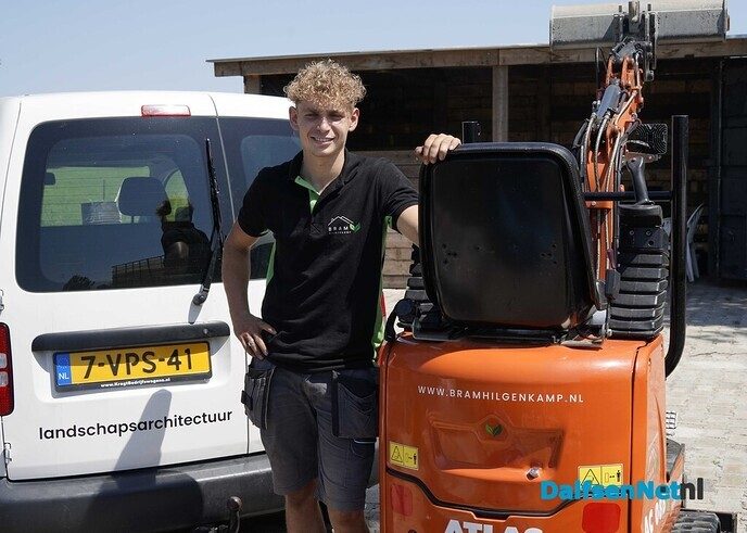 Hoveniersbedrijf van Bram Hilgenkamp doet het goed - Foto: Paul Scholten