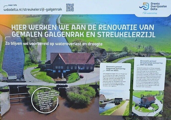 Het historische gemaal streukelerzijl - Foto: Femmie Smink