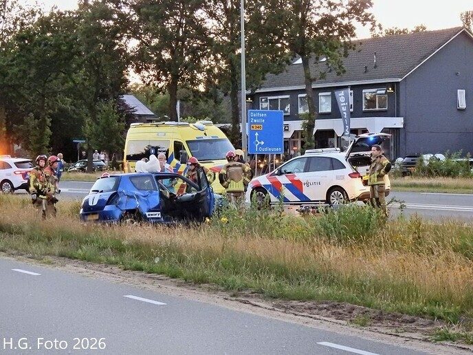 Ongeval N340 Oudleusen