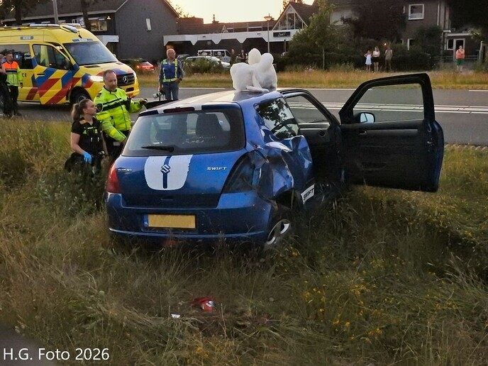 Ongeval N340 Oudleusen