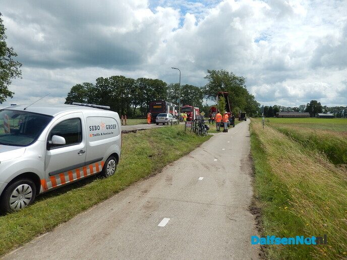 Laatste hand aan de Kortersweg - Foto: Willy