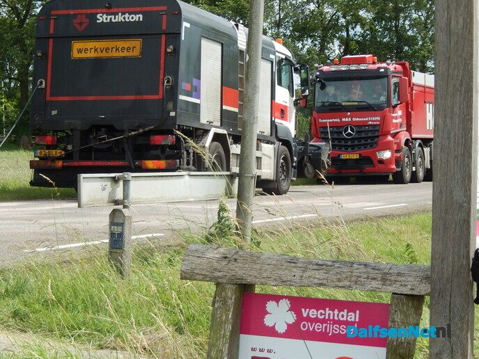 Laatste hand aan de Kortersweg - Foto: Willy