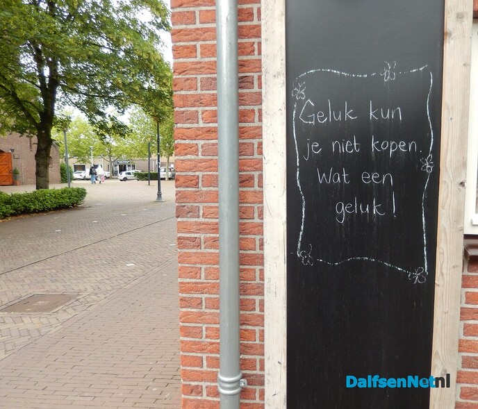 Nieuwe spreuk langs de straat