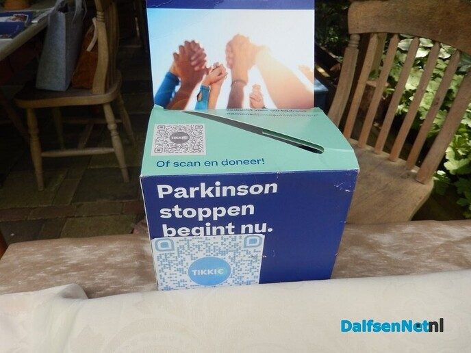 Marry Hartkamp haalt het onderste uit de kan voor Parkinsononderzoek - Foto: Willy