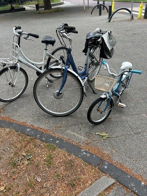 Er staan 3 fietsen bij de Trefkoele+ - Foto: Ingezonden foto