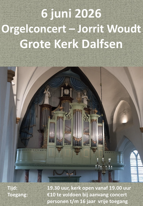 Orgelconcert in Dalfsen - Foto: Ingezonden foto
