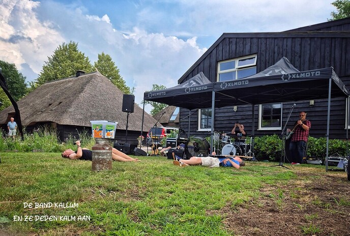 Muziek in de tuin te Nieuwleusen: en Femmie was daar bij - Foto: Femmie Smink
