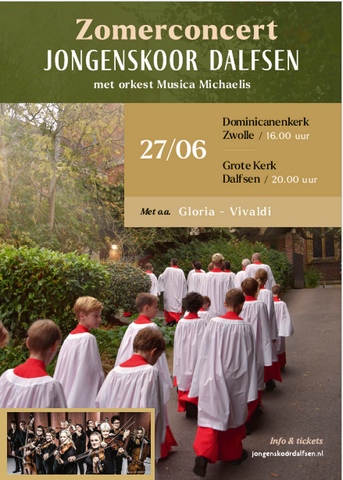 Jongenskoor Dalfsen & orkest Musica Michaelis met Gloria van Vivaldi