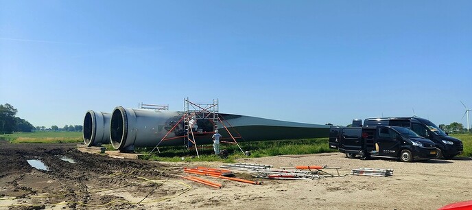 Onderzoek hergebruik beschadigde rotorbladen