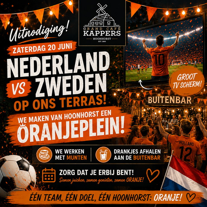 Oranjeplein bij Kappers