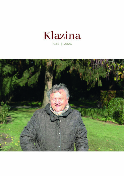 Overlijden mevr. Klazina Van der Vegt - Post