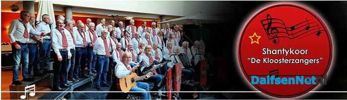 Shantykoor de Kloosterzangers bij de ABSD - Foto: Ingezonden foto