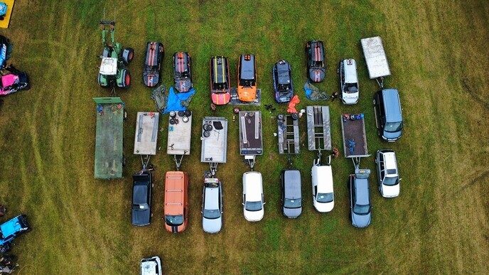 Dronebeelden autorodeo - Foto: Tygo Bovendorp