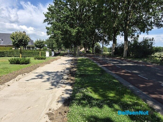 Aanleg voetpad Welsummerweg - Foto: Ingezonden foto