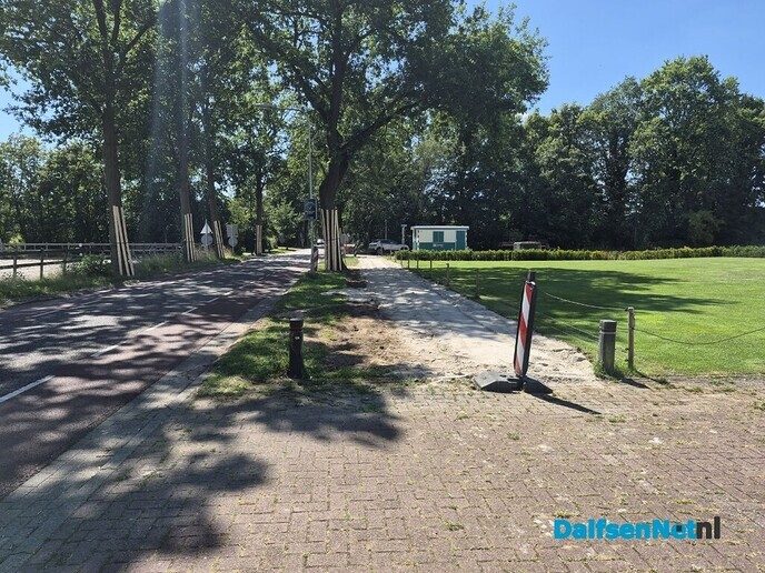 Aanleg voetpad Welsummerweg - Foto: Ingezonden foto