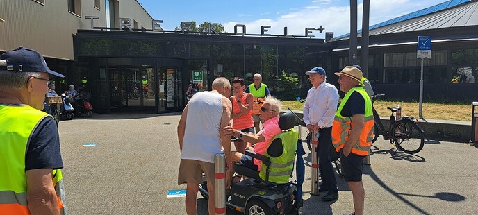 Scootmobieltocht - Foto: Ingezonden foto