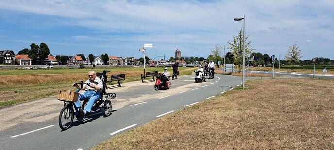 Scootmobieltocht - Foto: Ingezonden foto