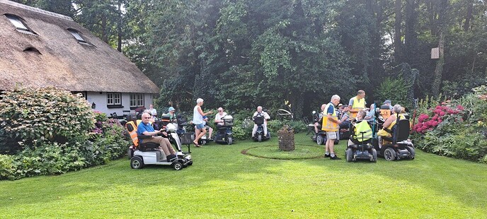 Scootmobieltocht - Foto: Ingezonden foto