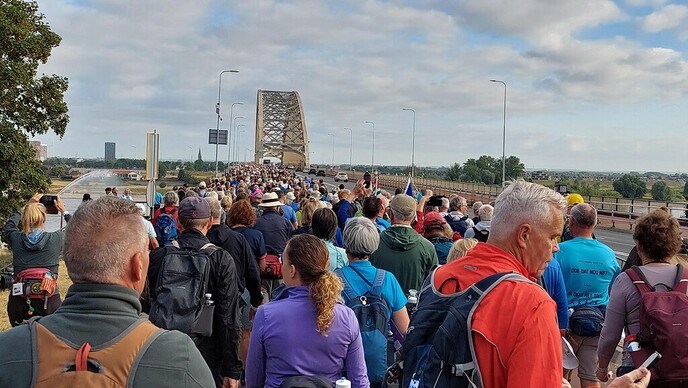 Foto’s 1e dag 4 daagse Nijmegen - Foto: Ingezonden foto