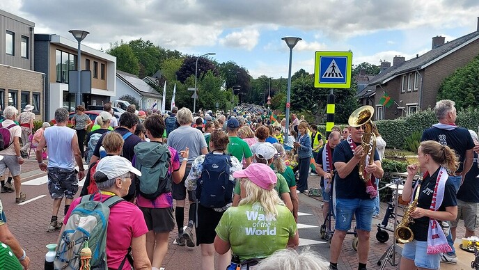 Evert Jan Pasman liep vandaag in Groesbeek: en al die anderen ook - Foto: Evert Jan Pasman