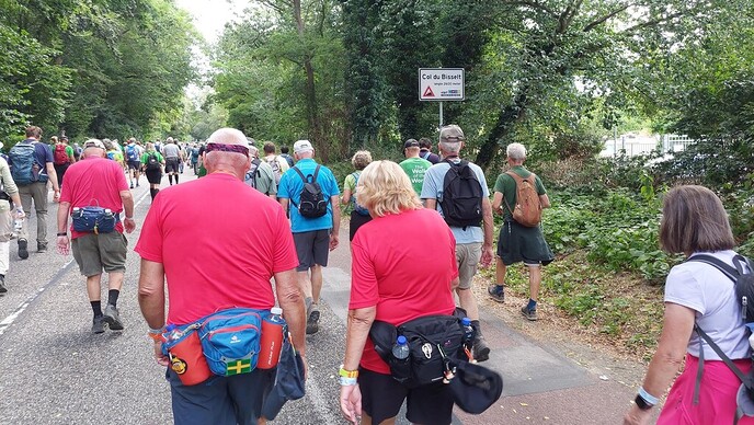 Evert Jan Pasman liep vandaag in Groesbeek: en al die anderen ook - Foto: Evert Jan Pasman