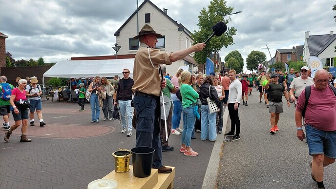 Evert Jan Pasman liep vandaag in Groesbeek: en al die anderen ook - Foto: Evert Jan Pasman