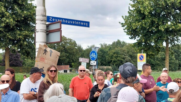 Evert Jan Pasman liep vandaag in Groesbeek: en al die anderen ook - Foto: Evert Jan Pasman
