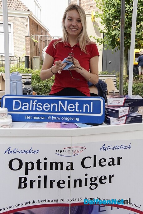 Bordje DalfsenNet op tweede Blauwe Bogen Dag - Foto: Paul Scholten