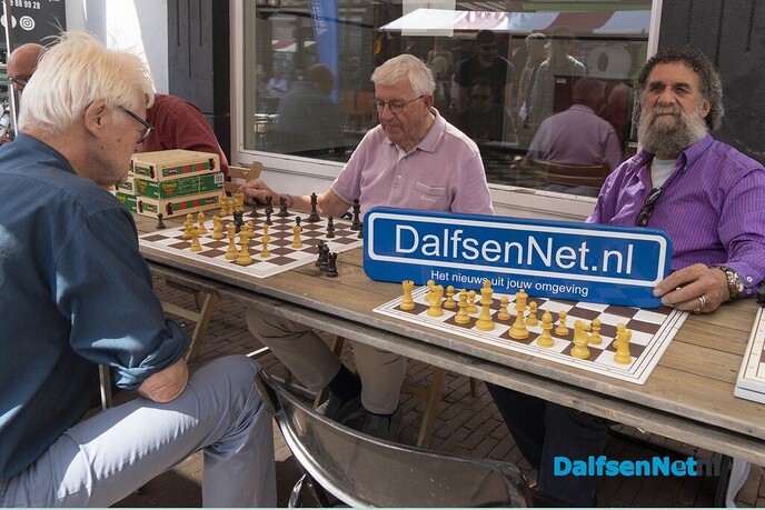 Bordje DalfsenNet op tweede Blauwe Bogen Dag - Foto: Paul Scholten
