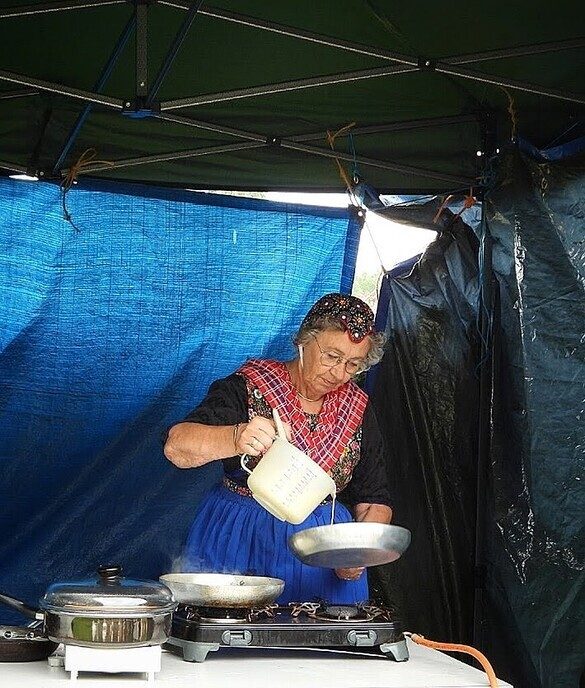Pannenkoeken eten bij het roggemaaien (Deel 2) - Foto: Femmie Smink