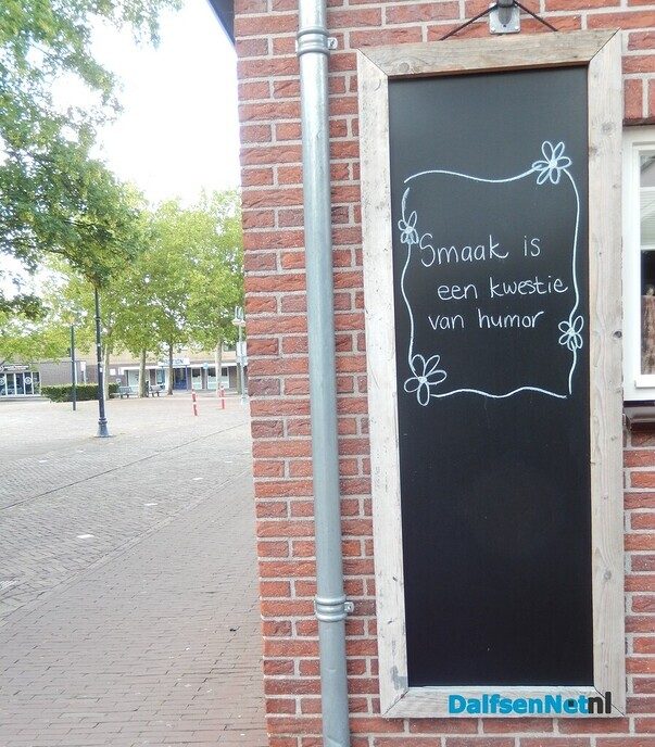 Nieuwe spreuk - Foto: Willy
