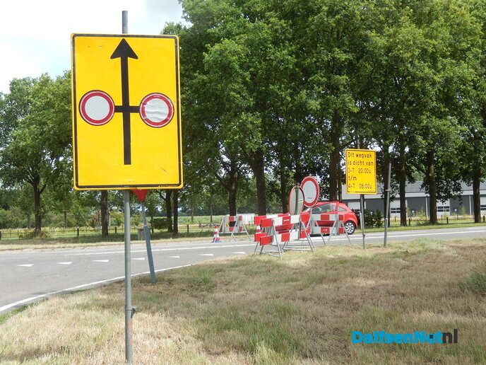 N35 nog afgesloten, zeker tot maandagochtend 08.00 uur - Foto: Willy