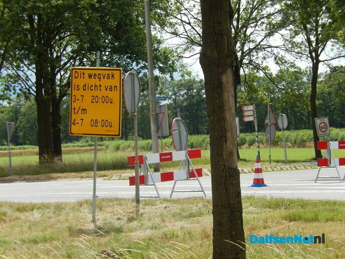 N35 nog afgesloten, zeker tot maandagochtend 08.00 uur - Foto: Willy