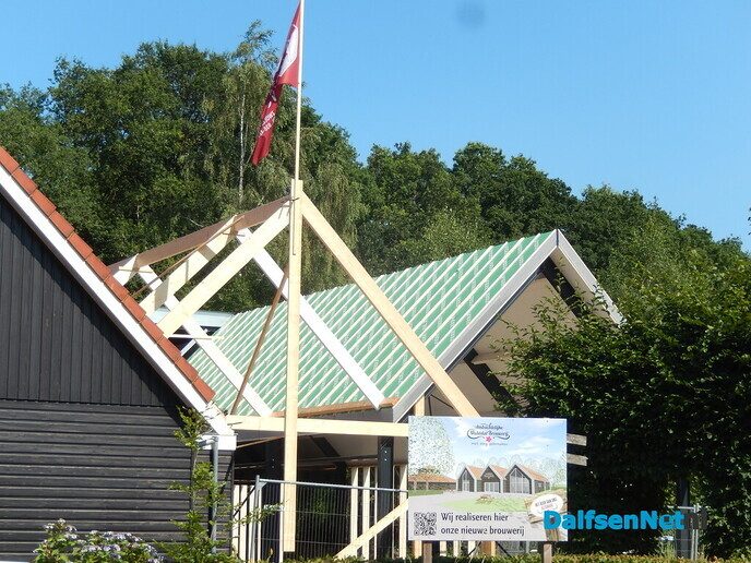 Vlag in top bierbrouwerij - Foto: Willy