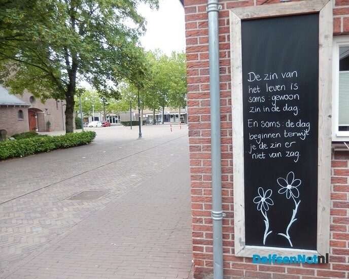 Nieuwe spreuk - Foto: Willy