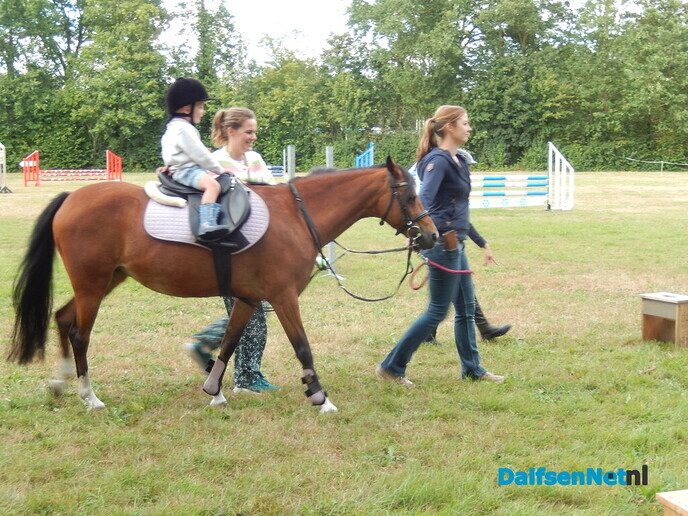 Veel belangstelling voor ponyrijden in Lemelerveld - Foto: Willy