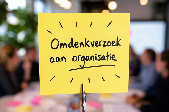 Omdenkverzoek aan organisatie - Foto: Ingezonden foto
