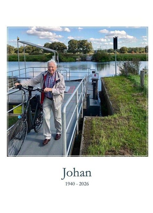 Overlijdensbericht Johan de Man