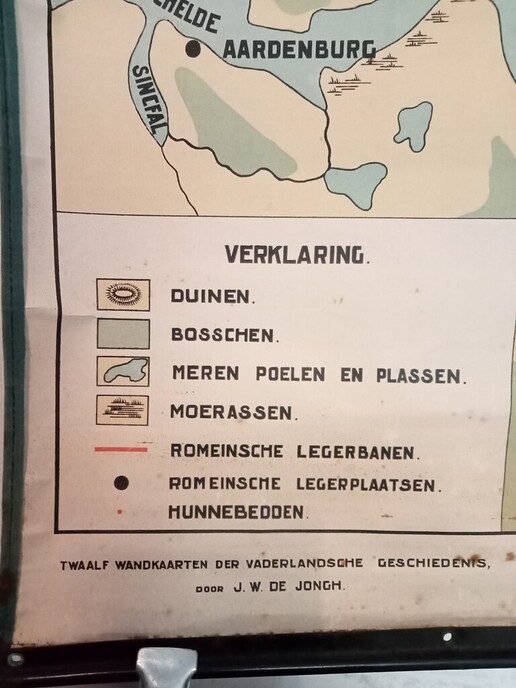 Zeer oude landkaart ten tijde van de Romeinen - Foto: Ingezonden foto