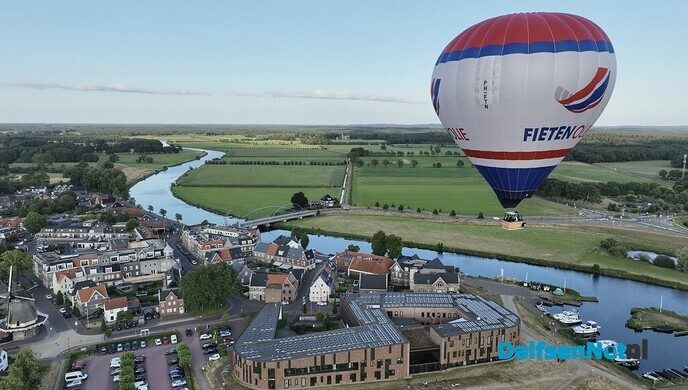 Luchtballonvaart als Bingoprijs stijgt op in Dalfsen - Foto: Ingezonden foto