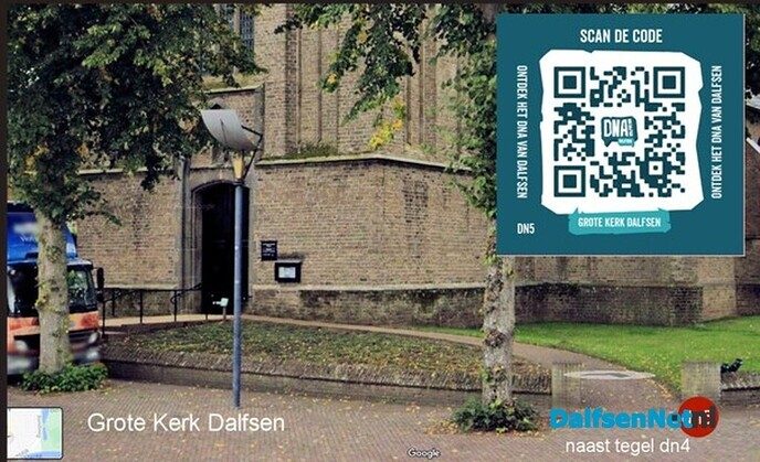 Tegel gelicht over het DNA van Dalfsen - Foto: Ingezonden foto