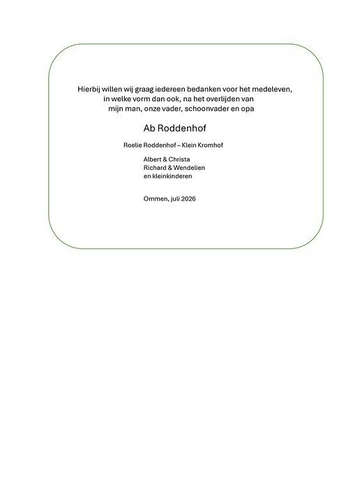 Ab Roddenhof