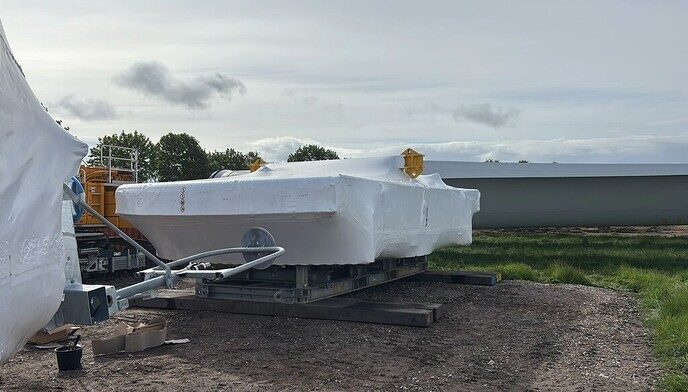 Herstel windturbine Ebbenweg loopt wat vertraging op - Foto: Ingezonden foto