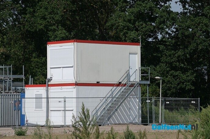 Eerste fundering voor De Koele II in Hoonhorst - Foto: Johan Bokma