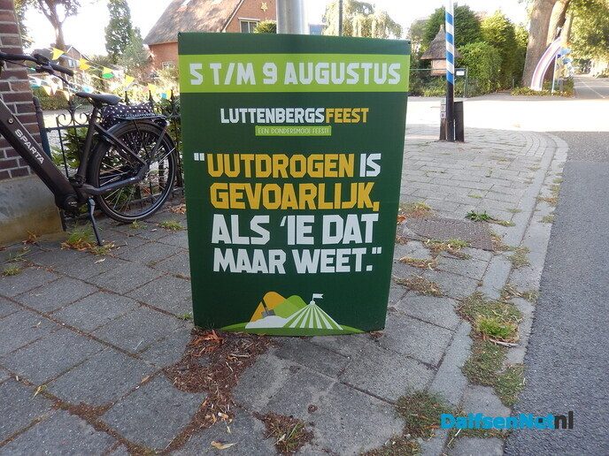 Het gaat knallen in Luttenberg - Foto: Willy