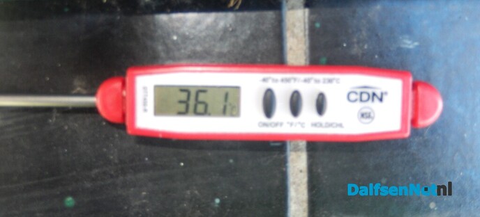 Heerlijke temperatuur