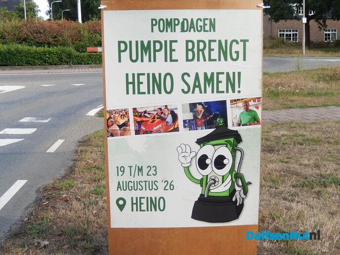 Gezelligheid en ‘loop naar de pomp’ in Heino - Foto: Willy